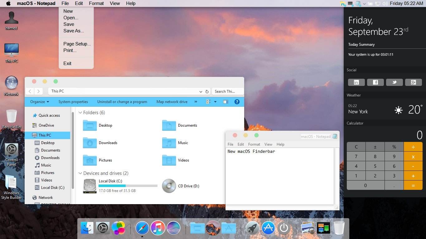 download mac book air transformation for windows 10